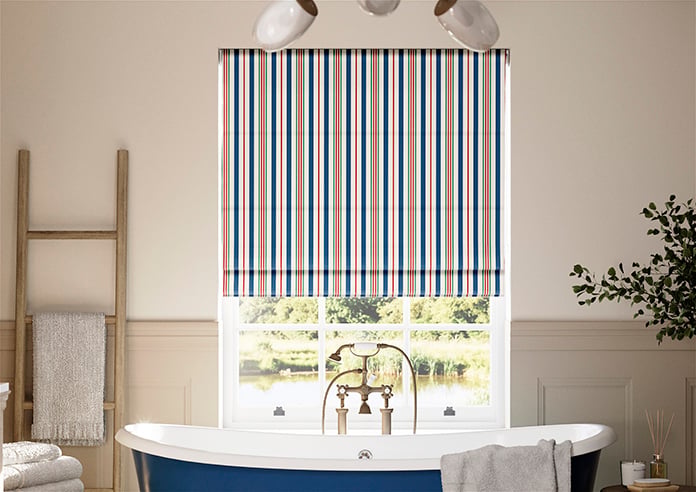The British Stripe Co. George, Liverpool No.1 - Twist&Fit Roman Blind - Image 3